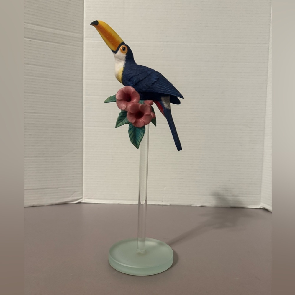 Franklin Mint 1987 Tropical Bird Art Decor
